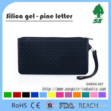 2015 Newest Fashion Silicone Bag/Silicone Wallet/Silicone Coin Purse for Ladies with various colors